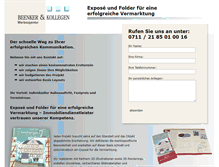 Tablet Screenshot of expose.beenker.de